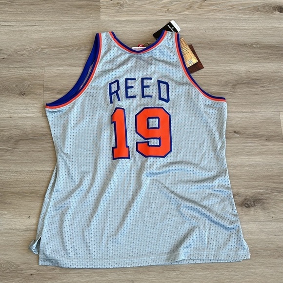New York Knicks Willis Reed Silver Mitchell & Ness 75th Anniversary 1969/70 - Picture 9 of 9